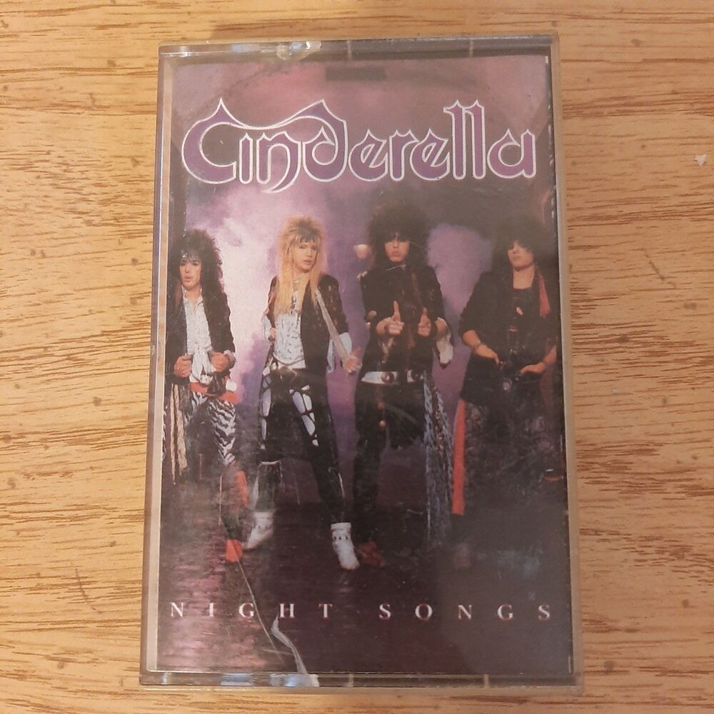 Vtg 1986 Cassette Tape Cinderella Night Songs PolyGram 830 076-4 M-1